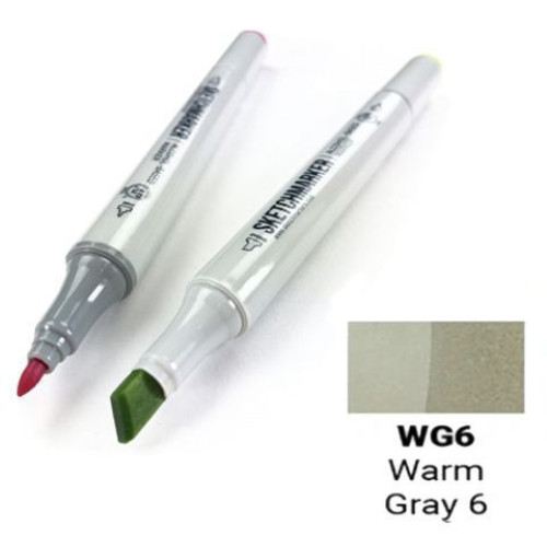 Маркер Sketchmarker WG6 Warm Gray 6 (Теплий сірий 6) SM-WG6