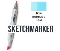 Маркер Sketchmarker B14 Bermuda Teal (Бермудская бирюза) SM-B14