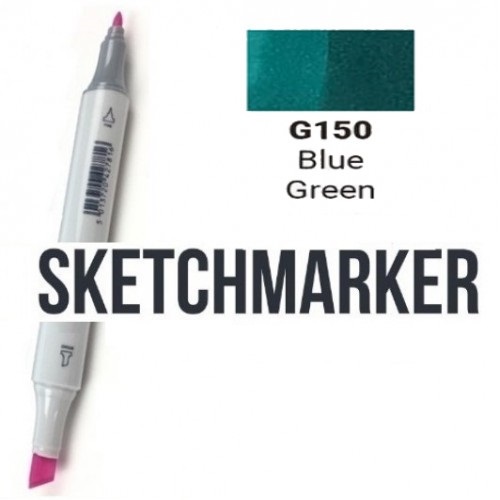 Маркер Sketchmarker G150 Blue Green (Синевато-зеленый) SM-G150