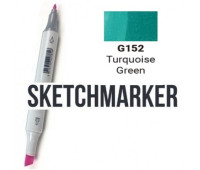 Маркер Sketchmarker G152 Turquoise Green (Бірюзово-зелений) SM-G152