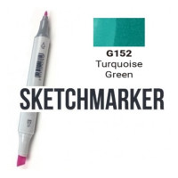 Маркер Sketchmarker G152 Turquoise Green (Бирюзово-зеленый) SM-G152