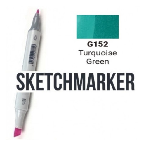 Маркер Sketchmarker G152 Turquoise Green (Бирюзово-зеленый) SM-G152