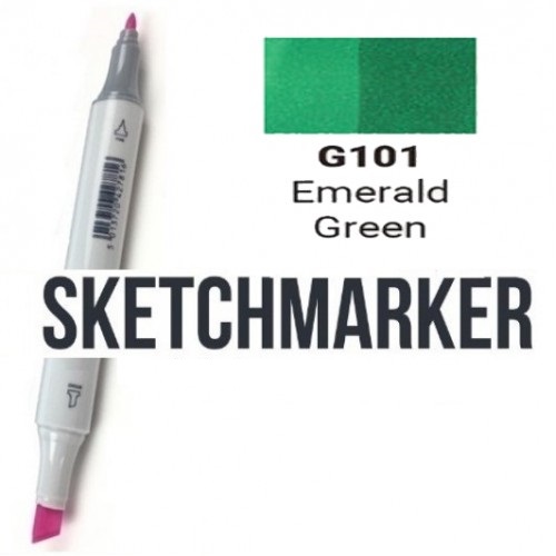 Маркер Sketchmarker G101 Emerald Green (Зеленый изумрудный) SM-G101