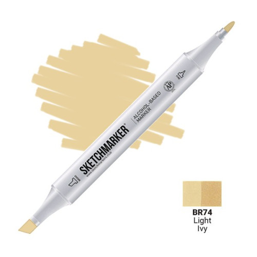 Маркер Sketchmarker BR74 Light Ivy (Плющ светлый) SM-BR74