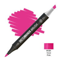 Маркер SketchMarker Brush V131 Яркий розовый SMB-V131