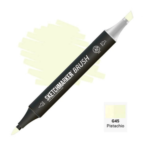 Маркер SketchMarker Brush G45 Pistachio (Фисташковый) SMB-G45