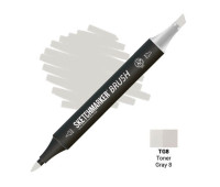 Маркер SketchMarker Brush TG8 Тонированный серый 8 SMB-TG8