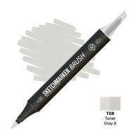 Маркер SketchMarker Brush TG8 Тонированный серый 8 SMB-TG8