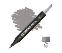 Маркер SketchMarker Brush TG6 Тонированный серый 6 SMB-TG6