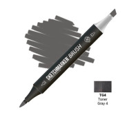 Маркер SketchMarker Brush TG4 Тонированный серый 4 SMB-TG4