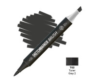 Маркер SketchMarker Brush TG2 Тонированный серый 2 SMB-TG2