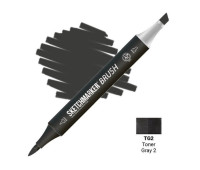 Маркер SketchMarker Brush TG2 Тонированный серый 2 SMB-TG2
