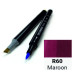 Маркер SketchMarker Brush R60 Maroon (Темно-бордовий) SMB-R60