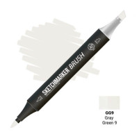 Маркер SketchMarker Brush GG9 Gray Green 9 (Сіро-зелений 9) SMB-GG9 Маркер SketchMarker Brush GG9 Gray Green 9 (Сіро-зелений 9) SMB-GG9