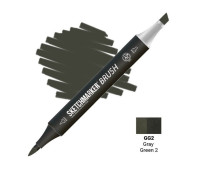 Маркер SketchMarker Brush GG2 Gray Green 2 (Сіро-зелений 2) SMB-GG2