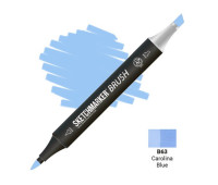 Маркер SketchMarker Brush B63 Carolina Blue (Синяя Каролина) SMB-B63