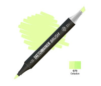 Маркер SketchMarker Brush G73 Celadon (Светлый серо-зелёный) SMB-G73