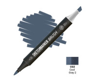 Маркер SketchMarker Brush CG2 Прохладный серый 2 SMB-CG2