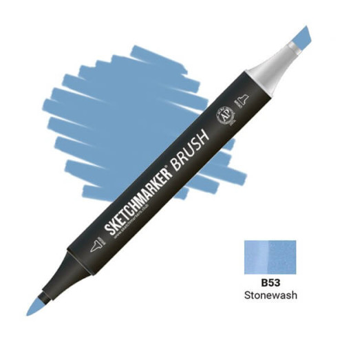Маркер SketchMarker Brush B53 Stonewash (Пемза) SMB-B53