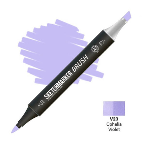 Маркер SketchMarker Brush V23 Офелия фиолетовая SMB-V23