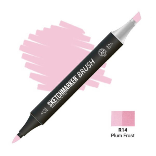Маркер SketchMarker Brush R14 Plum Frost (Морозная слива) SMB-R14
