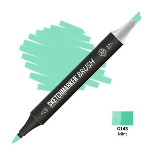 Маркер SketchMarker Brush G143 Mint (М'ятний) SMB-G143