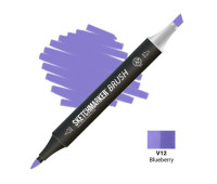 Маркер SketchMarker Brush V12 Голубика SMB-V12