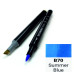 Маркер SketchMarker Brush B70 Summer Blue (Летний синий) SMB-B70