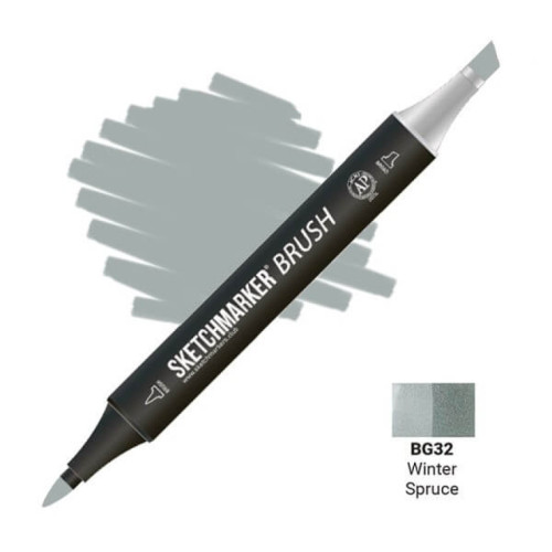 Маркер SketchMarker Brush BG32 Зимняя ель SMB-BG32