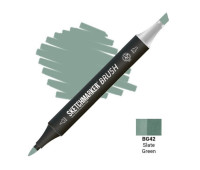 Маркер SketchMarker Brush BG42 Slate Green (Зеленый сланец) SMB-BG42