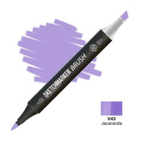 Маркер SketchMarker Brush V43 Jacaranda (Джакаранда) SMB-V43 Маркер SketchMarker Brush V43 Jacaranda (Джакаранда) SMB-V43