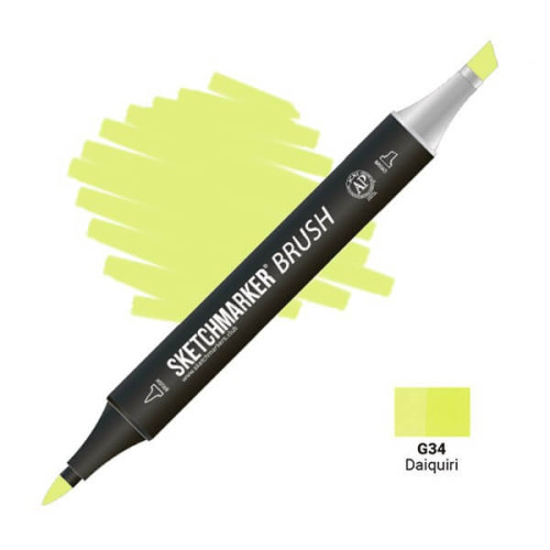 Маркер SketchMarker Brush G34 Daiquiri (Дайкири) SMB-G34