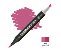 Маркер SketchMarker Brush R32 Deep Pink (Глубокий Розовый) SMB-R32