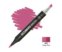Маркер SketchMarker Brush R32 Deep Pink (Глибокий Рожевий) SMB-R32