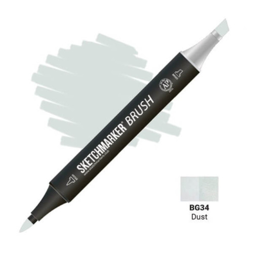 Маркер SketchMarker Brush BG34 Dust (Грязь) SMB-BG34