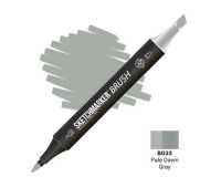 Маркер SketchMarker Brush BG33 Pale Dawn Gray (Бледно-серый рассвет) SMB-BG33