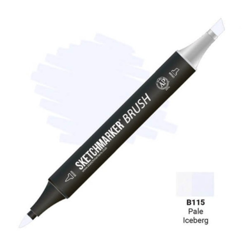 Маркер SketchMarker Brush B115 Pale Iceberg (Бледный айсберг) SMB-B115