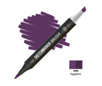 Маркер SketchMarker Brush V80 Баклажан SMB-V80