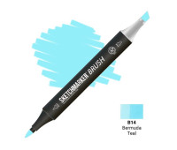 Маркер SketchMarker Brush B14 Bermuda Teal (Бермудская бирюза) SMB-B14