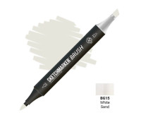 Маркер SketchMarker Brush BG15 White Sand (Белый песок) SMB-BG15
