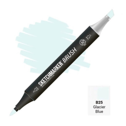 Маркер SketchMarker Brush B25 Голубой ледник SMB-B25