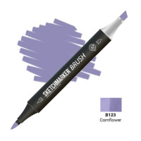 Маркер SketchMarker Brush B123 Cornflower (Василек) SMB-B123