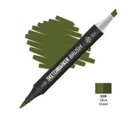 Маркер SketchMarker Brush G30 Olive Green (Оливковый зеленый) SMB-G30