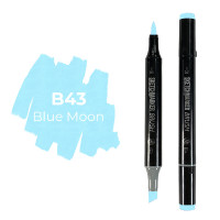 Маркер SketchMarker Brush B43 Блакитний місяць, SMB-B43