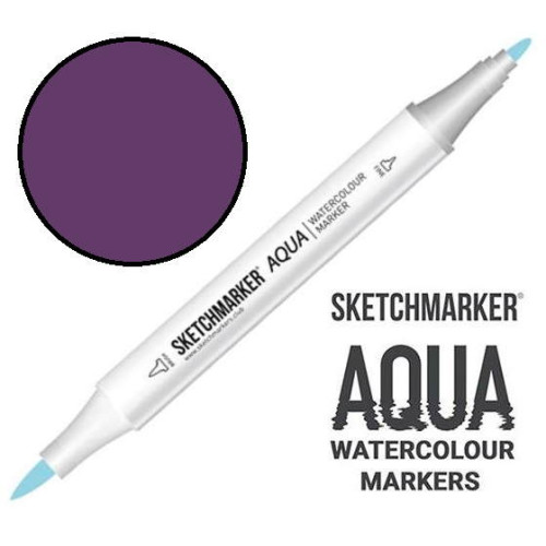 Маркер акварельный SketchMarker Aqua Pro Баклажан SMA-EGG