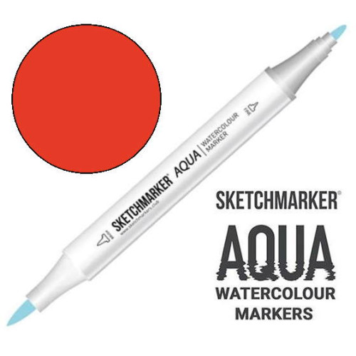 Маркер акварельный SketchMarker Aqua Pro Красный, SMA-RED