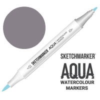 Маркер акварельный SketchMarker Aqua Pro Серый простой, SMA-SGRAY