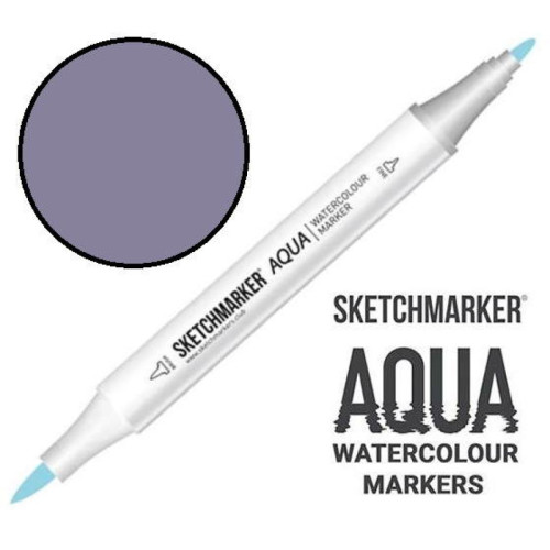 Маркер акварельный SketchMarker Aqua Pro Синий дельфин, SMA-DBLUE