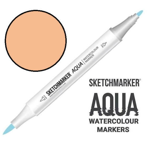 Маркер акварельний SketchMarker Aqua Pro рудувато-коричневий, SMA-TAN