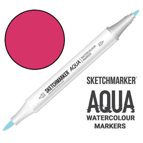 Маркер акварельный SketchMarker Aqua Pro Розовый темный, SMA-DPINK